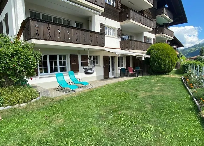 Apartment Confortable Avec Terrasse Zweisimmen